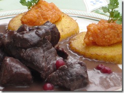 civet biche polenta potiron parfume