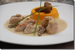 Haut dinde sauterne morilles