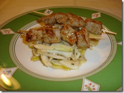 Brochette thon espelette