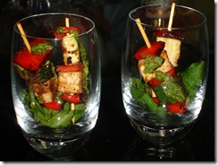 brochettes légumes grillees