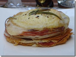 croustillant chèvre serrano
