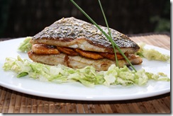 daurade patate douce mille feuilles