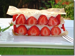 feuillete fraise creme legere vanille 1