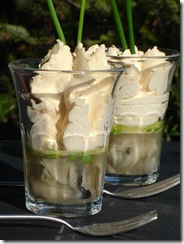 huitres gelee muscadet espuma foie gras