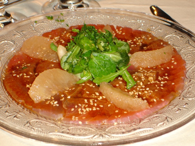 Longe de Thon Rouge Marinée au Pamplemousse Rose