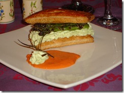 mille feuille asperge