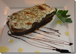 Mille feuille aubergines