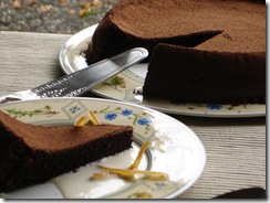 mousse chocolat creme anglaise orange