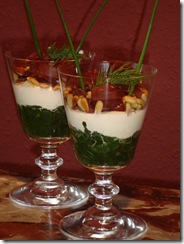 verrine epinard ricotta