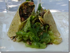 Wraps champigons bois serrano