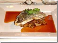 daurade jus boeuf caramelise