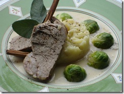 Filet mignon lait sauge