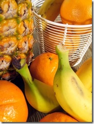 smoothie orange banane