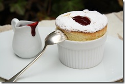 souffle citron vert coulis fruits rouges