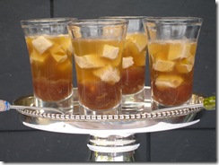 verrine foie gras chutney gelee