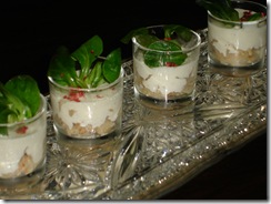 verrine poire gorgonzola