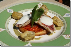 tarte fine rouget emulsion parmesan