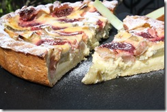 tarte rhubarbe fraise