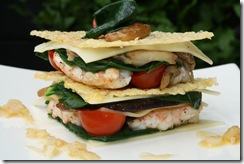 lasagne langoustine cepes epinard
