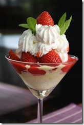 fraises melba