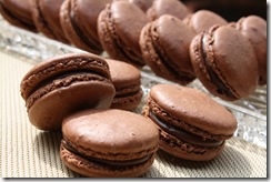 macaron chocolat