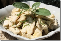 poulet marines citron sauge