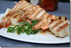 brochette thon blanc