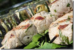 brochette veau estragon
