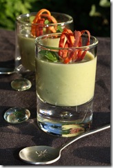 creme petits pois sarriette