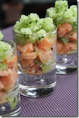 verrine saumon trappeur 2