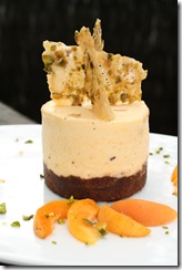 Parfait glace abricot brownie 2