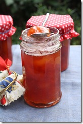 confiture peche vigne 1