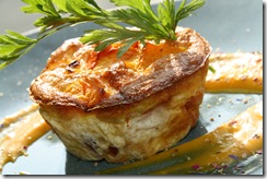 terrine potimarron et coulis