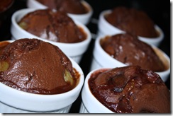 clafoutis chocolat cuisson