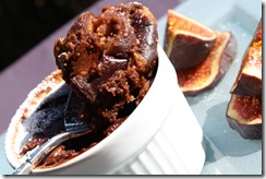 clafoutis figues et chocolat