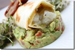 tortilla tartare st jacques guacamole