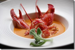 homard nage sauternes