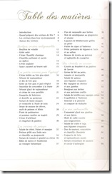 table matière 1