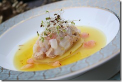tartare st jacques foie gras pomelo 2