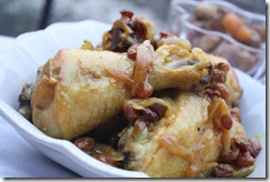 poulet mijote oignon rose