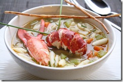 minestrone homard