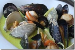 bouillon coquillage gingembre 2