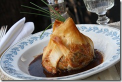 croustade agneau et piperade