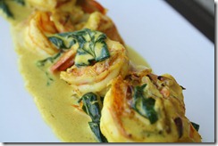 gambas basilic curry 3
