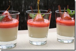 panacotta chocolat blanc