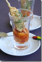 brochette poulet confit