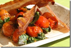 tomate cerise pancetta