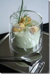 veloute concombre pomme