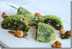 farci chou gambas