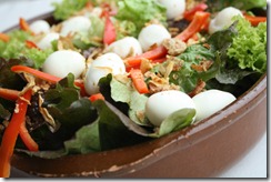 salade oeufs de caille